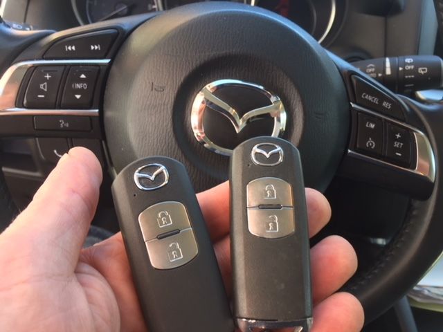 Mazda Cx5 2 Knop Autosleutel Key Less 2015