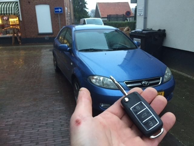 Daewoo Lacetti 2004 Autosleutel Met Afstandsbediening